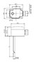 Duct Temperature Sensor - Dimensional Drawing