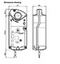 Damper actuator with spring return-DIM